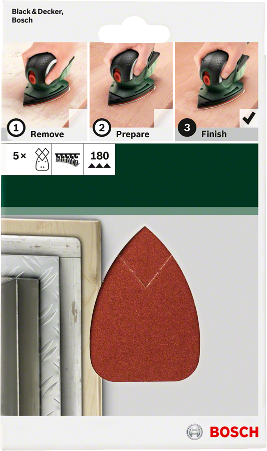 Bosch DIY 93*135 mm B&D Mouse Univ. 180 K 5 li