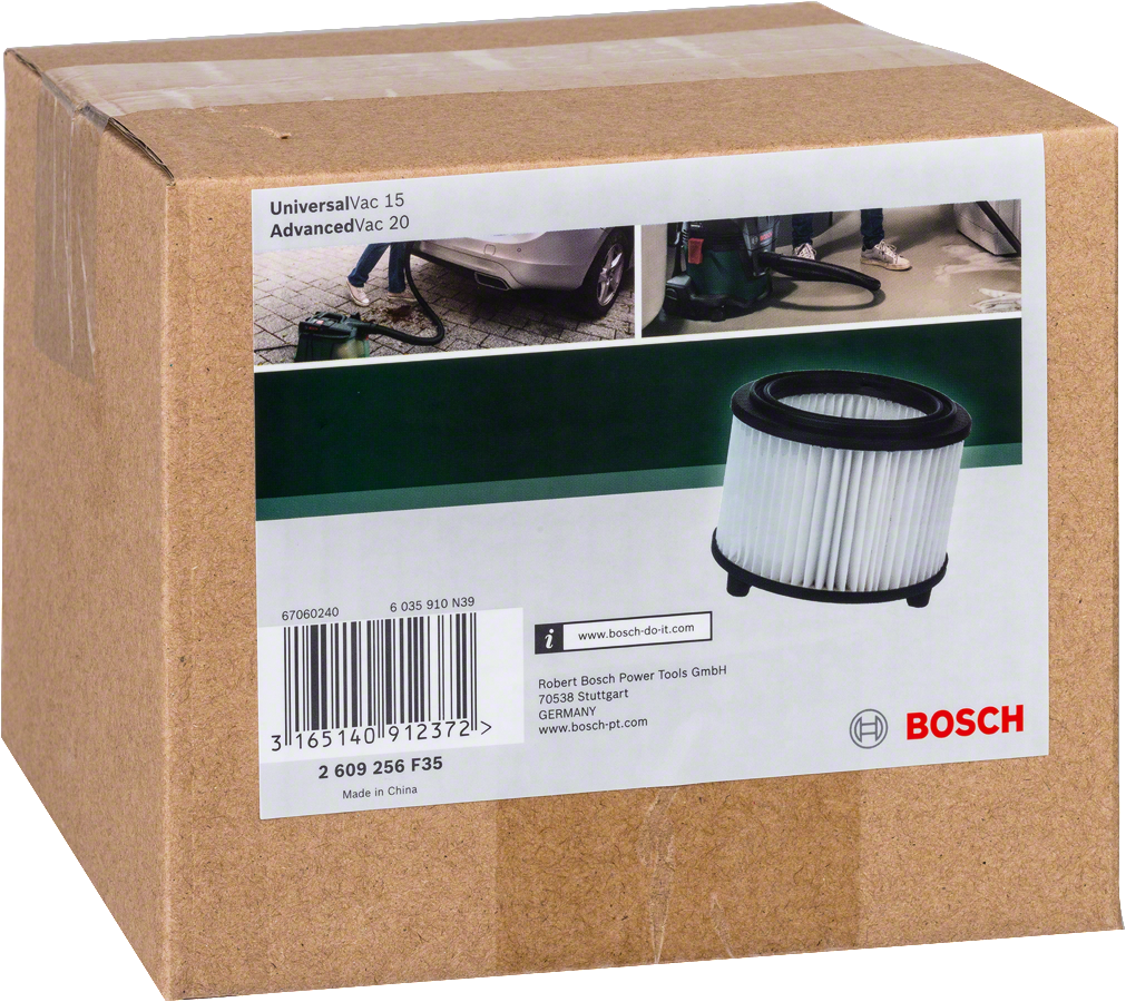 Bosch Süpürge Filtre (Kanallı) UnVac15,AdVac20