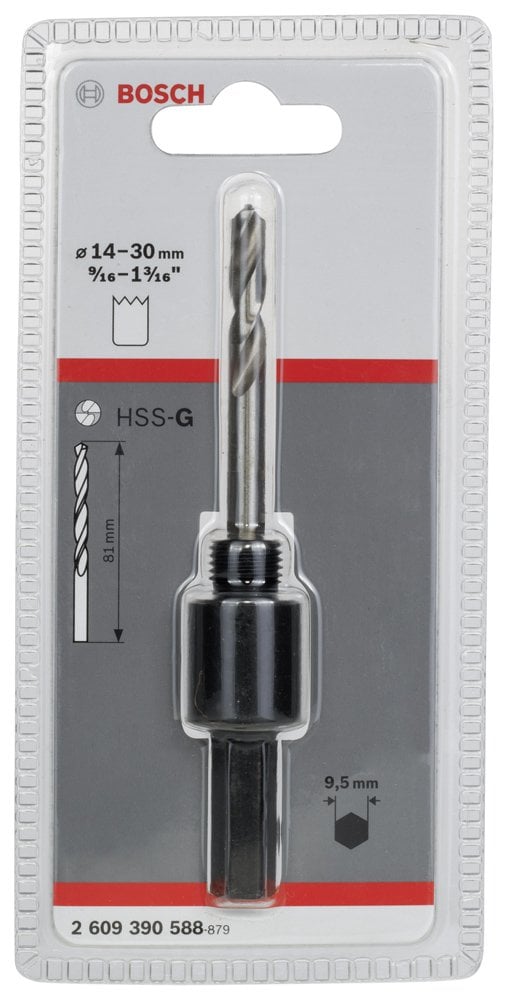 Bosch Standart 9,52mm HEX Panç Adaptör 14-30mm